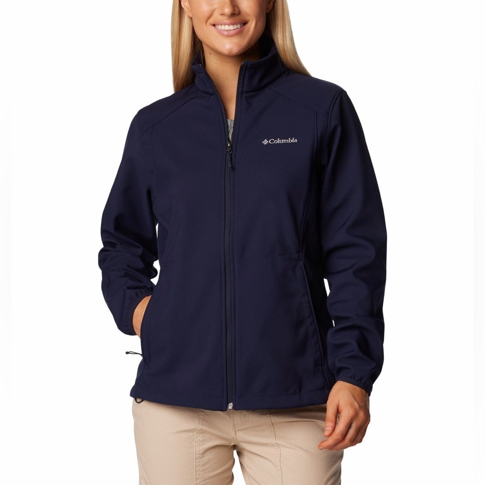 NWT Columbia Women's Kruser Ridge II Softshell Jacket Full Zip Navy Blue Size XS
